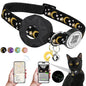 Luminous Airtag cat Collar with Smart Pet ID Tag for Apple Tag, AirTag Holder & Bell for Breakaway Kitten Collar Puppy Cats