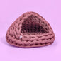 Cute Cat Bed Nest Small Dog Kennel Winter Thick House Weaving Pet Puppy Sleeping Bag Super Soft Cat Sleeping Bed Pet Cushion
