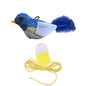 Hot lifelike Bird Vivid Cat Toys Pet Catnip Simulation Molding Cat Teaser with Feather Soft Plush Fabric Toys for Kitten
