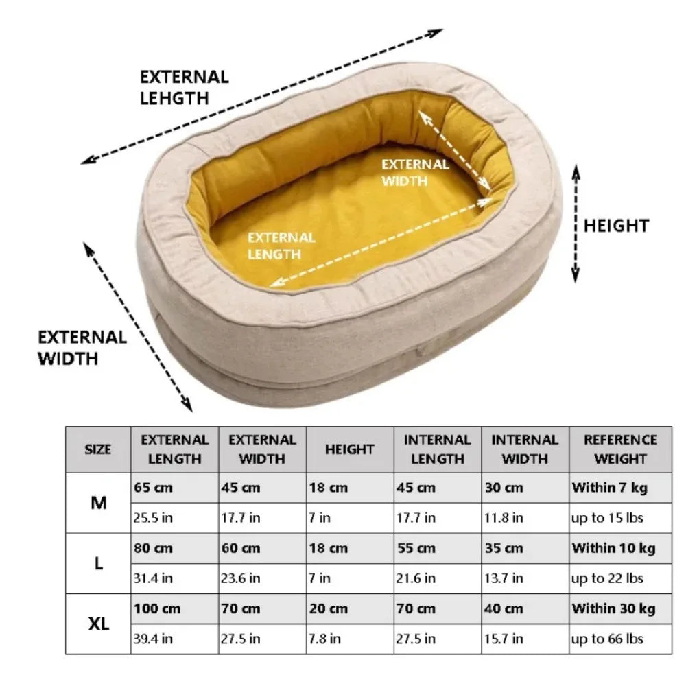 Large Dog Bed Sleeping Pet Beds Non-Slip Breathable Soft Puppy Bed for Large Medium Small Dogs Pet Manufacture Dog Products