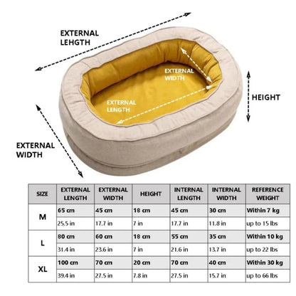 Large Dog Bed Sleeping Pet Beds Non-Slip Breathable Soft Puppy Bed for Large Medium Small Dogs Pet Manufacture Dog Products