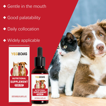 Nutritional Supplement Liquid Boost Pets' Immune System Suitable Dogs Cats Palatable Balanced Formula Gentle Absorbed Daily Care