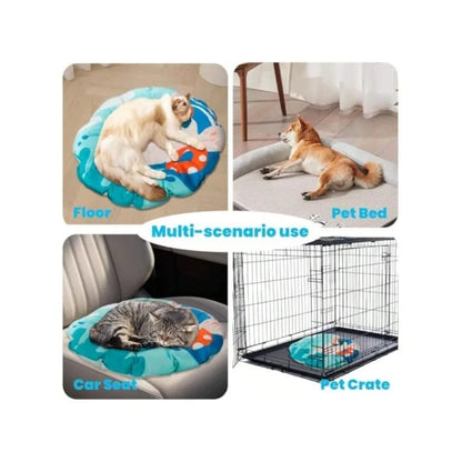 AWYYPet Cooling Mat Gel Ice Mat For Pets Ice Pad Thickened Non-Slip Easy-Clean Durable Small Animal Indoor/Outdoor Cooling Solu