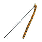 Cat Tiger Stripes Teaser Wand Kitty Interactive Toys Kitten Funny Feather Colorful Rod Teaser Wand Pet Cat Supplies Accessory