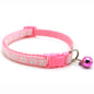 1Pc Colorful Cute Bell Collar Adjustable Buckle Cat Collar Pet Supplies Footprint Personalized Kitten Collar Small Dog Necklace