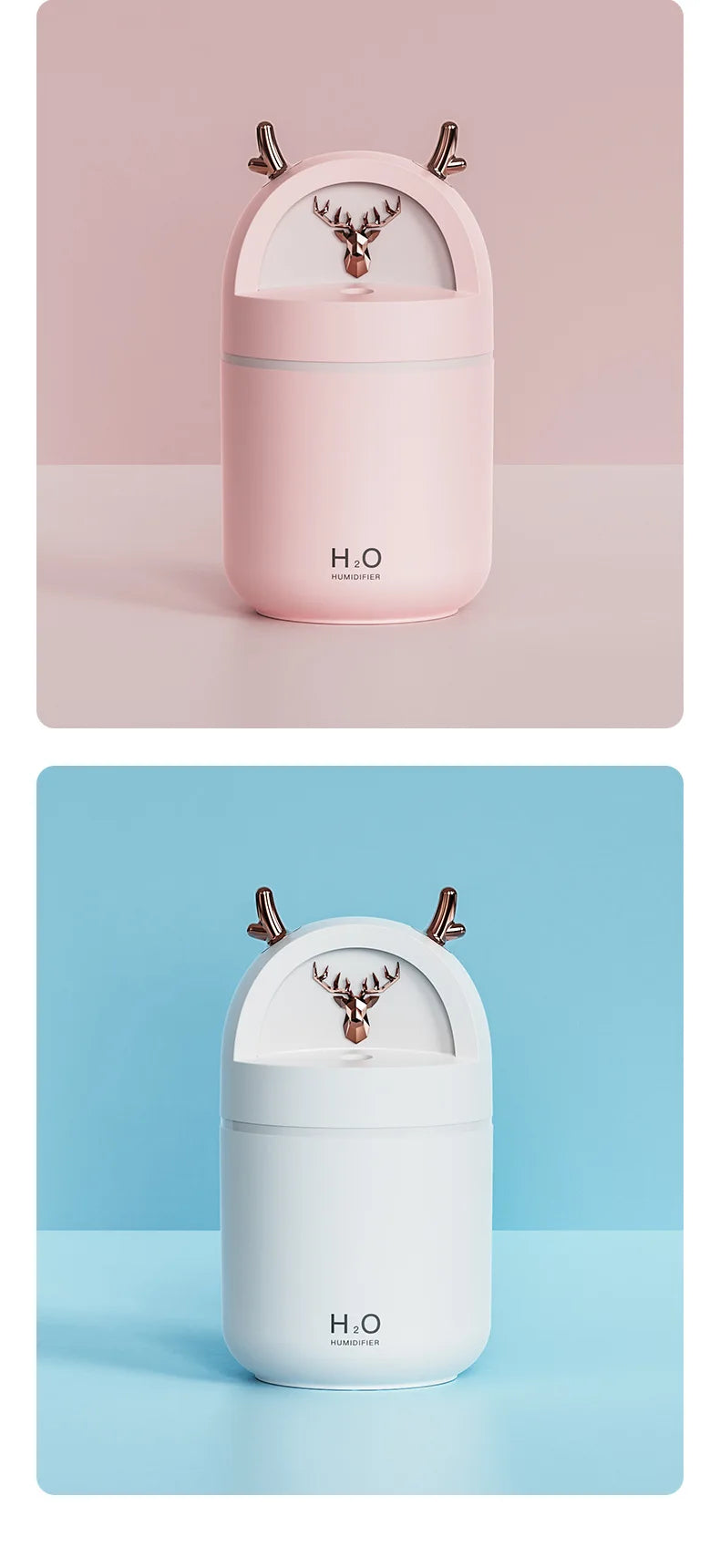 Mini Cute Pet Desktop Humidifier USB Small Car Air Freshener Bedroom Air Humidifier Portable Home Office Aromatherapy Device