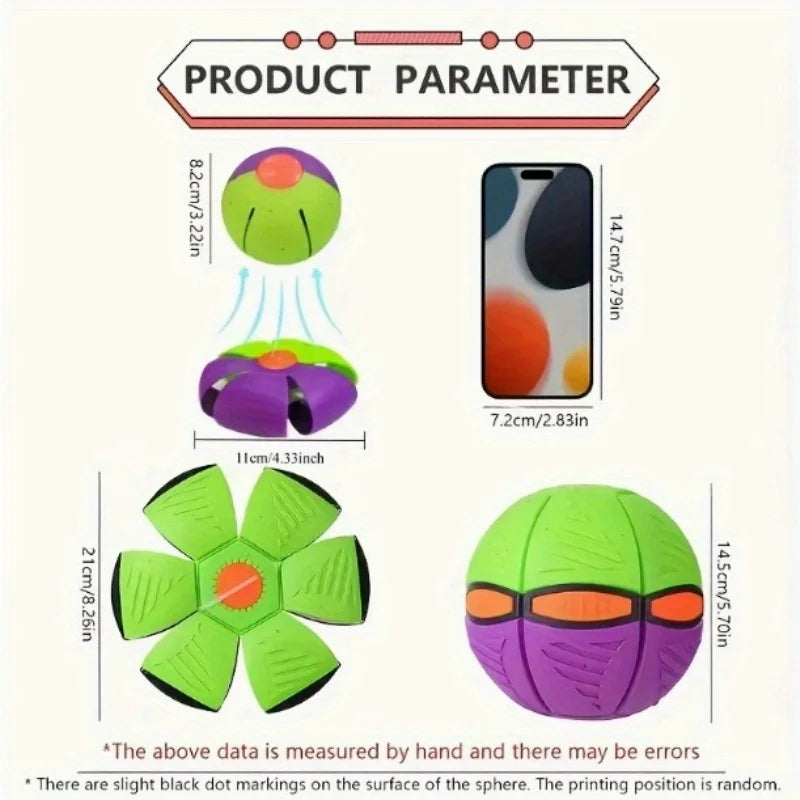 1pc Deformed UFO UFO Dog Toy - Durable Plastic Interactive Pet Playmate, Suitable for Training and Behavior