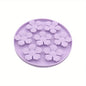 Silicone Pet Slow Feeder Mat Dog Feeding Dishes Dog Licking Mat with Suction Cups Anti-choking Slow Feeding Pads Bowl Dishware
