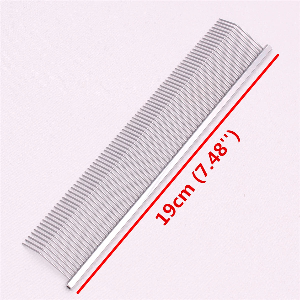 Copper Dog Grooming Combs Pet Boundary Knot Massage Tools Professional Salon Cat Hair Cleaning Crescent High Low Teeth 7817#