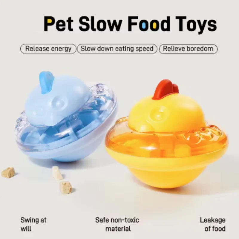 Chicken Design Pet Toy Tumbler Multifunctional Slow Feeder Chew Interactive IQ Train Anti Boredom for Dogs And Cats