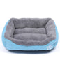 Soft Square Large Dog Sofa Elastic Dog House Cushion Winter Warm Medium Dog Bed Washable Cat Kennel House Accessories