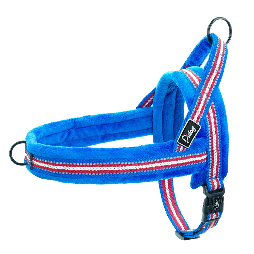 Warm Dog Harness Vest Winter Dog Harnesses Soft Padded Pet Training Harnesses Vests Adjustable For Small Large Dogs Bulldog Pug