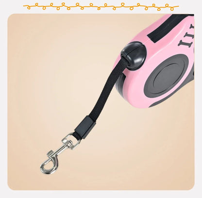 Pet Supplies Button Automatic Telescopic Leash, Super Strong Pulling Force Dog Walking Leash, Explosion-proof Dog Flushing Leash