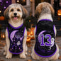 26 1PC Personalized Dog Jersey, Pet Halloween Pumpkin Lamp Dog Vest Puppy Dog Jersey, Halloween Dog Cat Vest