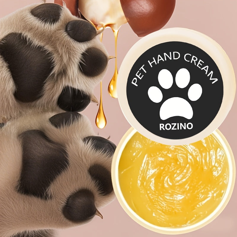 Coconut Oil Pet Hand and Foot Care Cream Deeply moisturize paws, provide long-lasting moisturization, say goodbye to roughness, dryness, gentle care for pets, keep pets paws nose, moisturizing and gentle, portable, suitable f
