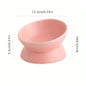 Raised Non-Slip Ceramic Pet Food Bowl - Perfect For Cats & Dogs!