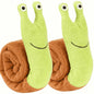 Slow Feeder Snail Dog Toy with Squeaker - Interactive Foraging Puzzle for teething Puppies, Slow Eating Feeder for all Breed Sizes, Mental Stimulation & Digestive Health, Durable Soft Chewable Snail Doll for Puppies & Dogs