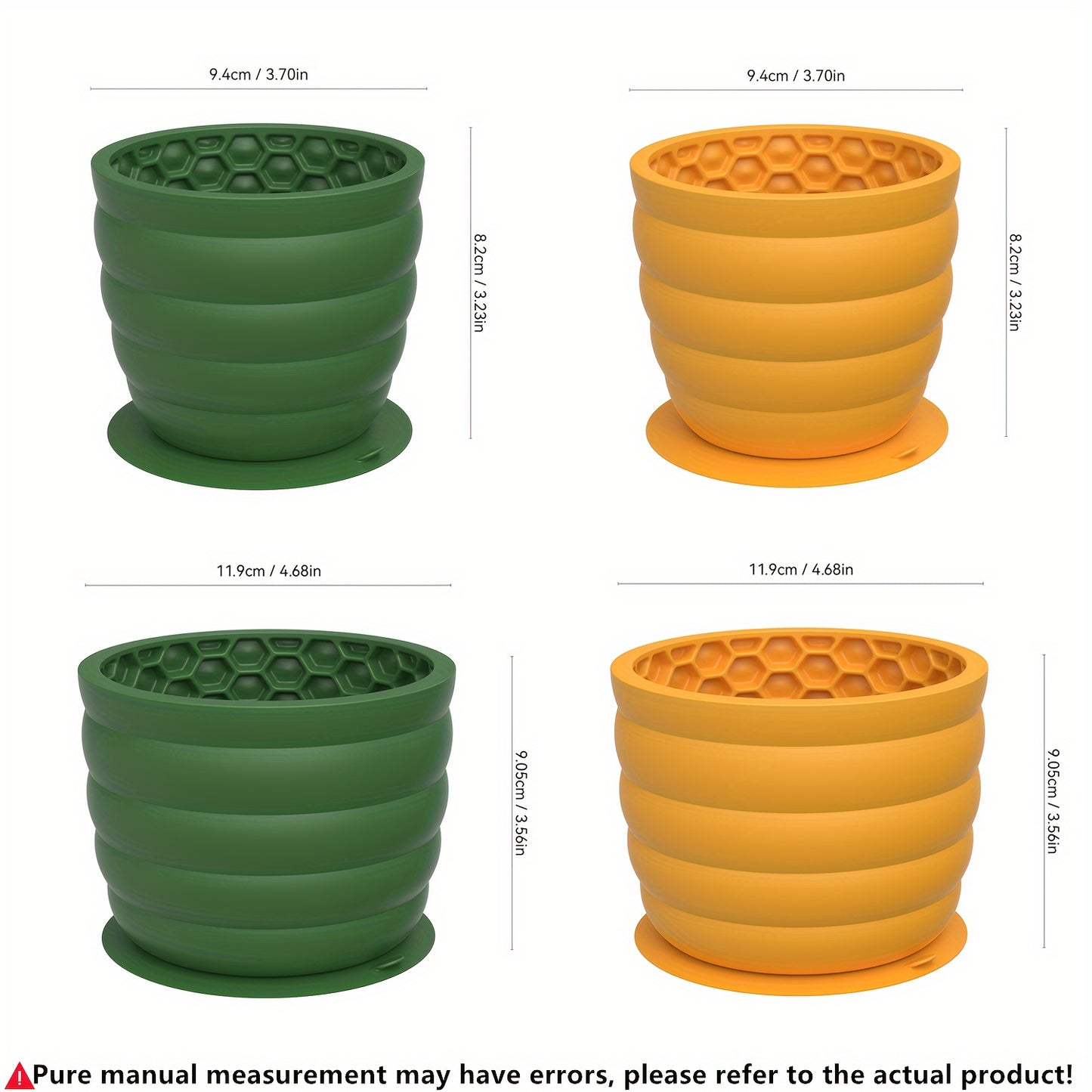 NeslGenc Slow Feed Dog Bowl with Slow Feeder Dish - Non-Slip Suction Cup Base, Slow Eating Pet Dispenser for Small & Medium Dogs, for Puppies & Kittens Suitable for Dogs and Cats