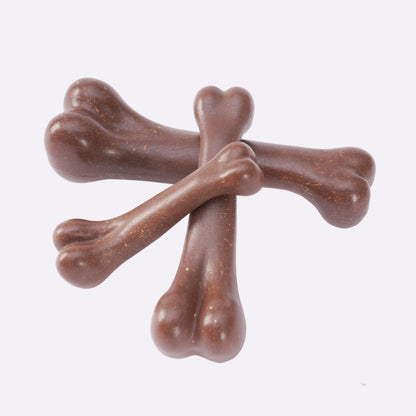 Beef-Flavored Durable Chew Toy for Dogs - Interactive Bone Design, Tough & Safe for All Breeds, Promotes Dental Health & Playtime Fun, Pet Dental Care | Engaging Pet Toy | Durable Polypropylene, Dog Toys for Aggressive Chewer