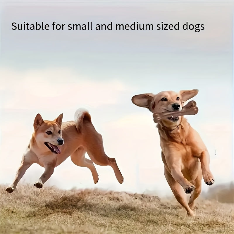 Beef-Flavored Durable Chew Toy for Dogs - Interactive Bone Design, Tough & Safe for All Breeds, Promotes Dental Health & Playtime Fun, Pet Dental Care | Engaging Pet Toy | Durable Polypropylene, Dog Toys for Aggressive Chewer