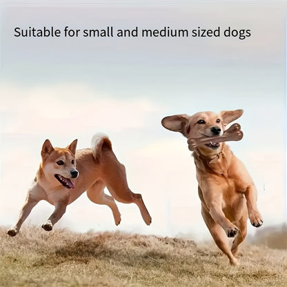 Beef-Flavored Durable Chew Toy for Dogs - Interactive Bone Design, Tough & Safe for All Breeds, Promotes Dental Health & Playtime Fun, Pet Dental Care | Engaging Pet Toy | Durable Polypropylene, Dog Toys for Aggressive Chewer